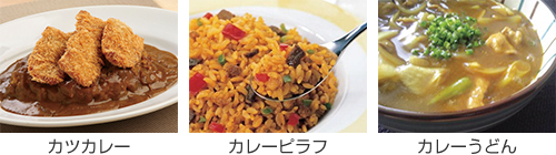 カレーソース 調理例の写真